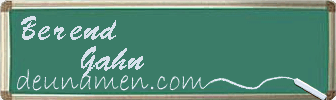 Berend Gahn Visitenkarte
